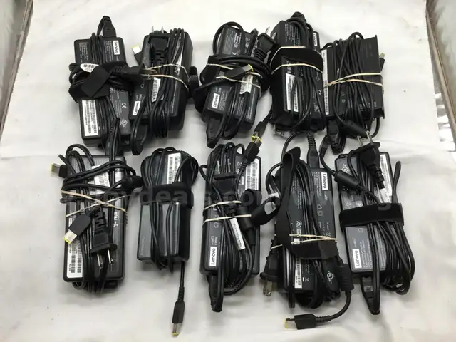 100 Lenovo OEM 90W Square Tip Laptop Chargers