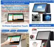 Smart Cash Register POS System All-in-One Cash Register with 15.6-inch Dual Screen, Touch Screen PC