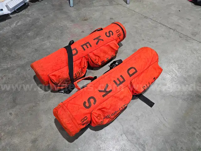 TWO (2) SKED stretchers very good condition, flexible Stokes