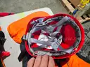 Lot of swift water rescue equipment Set of 4 helmets, 4 PFDs, 4 Floating throw rope bags