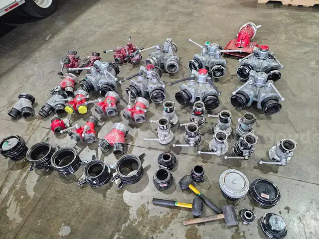 HUGE LOT OF FIRE DEPARTMENT APPLIANCE AND ADAPTER LOT OVER 50 PIECES!