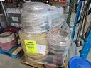 one pallet (skid) of used, expired and or failed fire hose