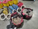 Miscellaneous Fire Department items Forestry line, nozzles, rope, etc