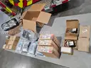 LOT OF MISCELLANIOUS FIRE TRUCK AND EMERGENCY LIGHTING PARTS