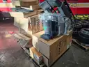 Pallet of Fire truck seats. 3 Complete air ride seats, one captain's chair, parts etc. Pierce