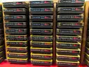 Lot of Die Cut Machines, Assorted Dies, Storage Racks, &#x26; Cutting Table