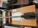 Lot of Die Cut Machines, Assorted Dies, Storage Racks, &#x26; Cutting Table