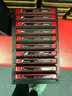 Lot of Die Cut Machines, Assorted Dies, Storage Racks, &#x26; Cutting Table