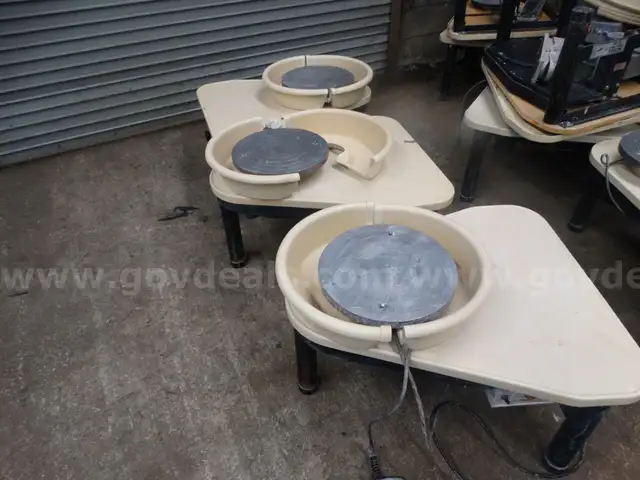 Three Pottery Wheels  - Used