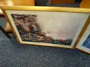 Five Pieces of Artwork in Frames - Used