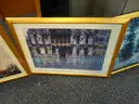 Five Pieces of Artwork in Frames - Used