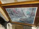 Five Pieces of Artwork in Frames - Used