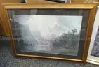 Five Pieces of Artwork in Frames - Used (Flag)