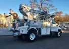 Atlec T40C mtd on  2009 GMC C8500  Cable Placer Bucket Truck