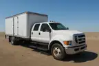 2006 Ford F-650 Crew Cab 4 Door/diesel Box truck only 45k miles /Liftgate