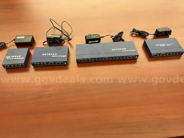 Bundle of NetGear Switches - 4 total