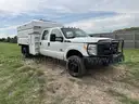 2015 Ford F550 4x4 Crew Cab Chipper Dump Truck