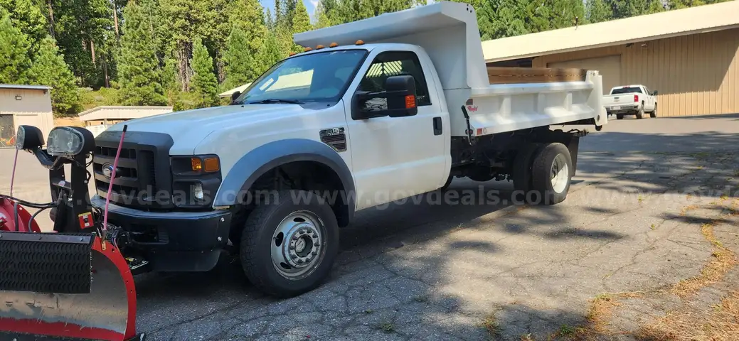 2008 Ford F450 Snow Plow Truck with Dump Bed