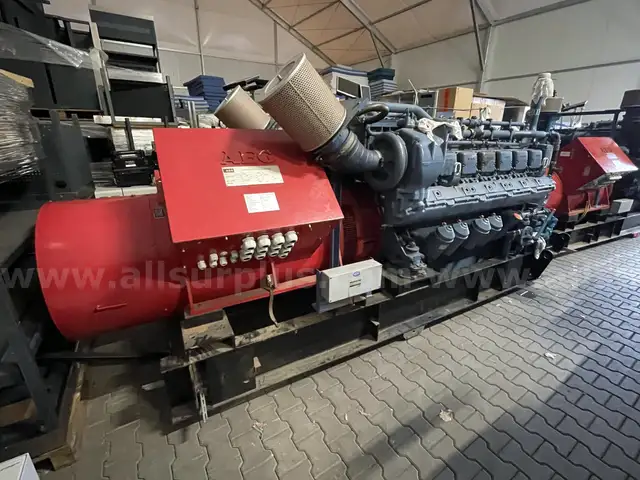 2400 KVA  Diesel Generators Set with 2x MTU 12V396 Engines / AEG DKBH 4408-04