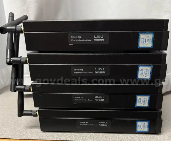 Lot of 4 Dell OptiPlex 3050 Micro PC-7th Gen i5, 8GB RAM, 256GB SSD, Windows 11
