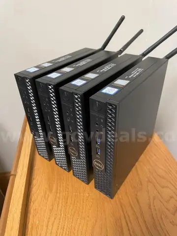 Lot of 4 Dell OptiPlex 3060 Micro PC-8th Gen i3, 8GB RAM, 256GB SSD, Windows 11
