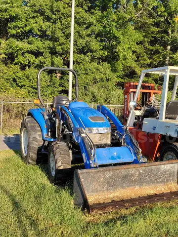 Used tractor with salt spreader