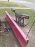 Snowplow: Make: Western, Model: N/A, Condition: As is