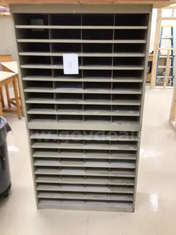 72 slot mail/ paper organizer