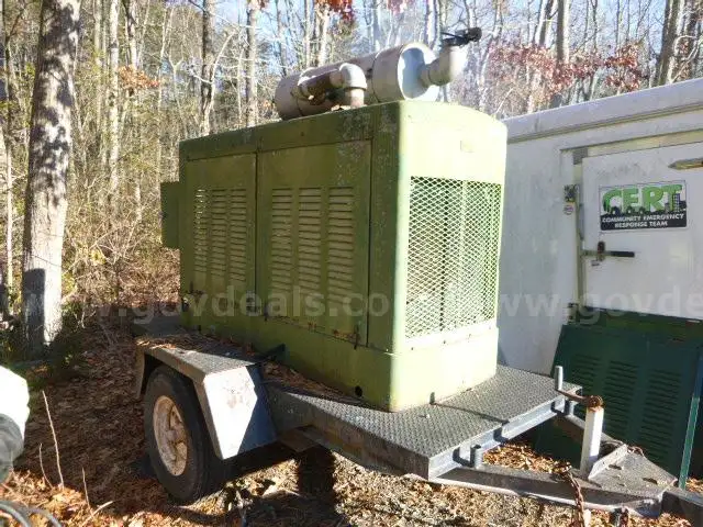 Onan Standby Generator, Allis Chalmer Engine