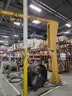 Gorbel 1 ton Free Standing Crane w/ Budgit I-Beam Trolly