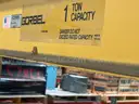 Gorbel 1 ton Free Standing Crane w/ Budgit I-Beam Trolly