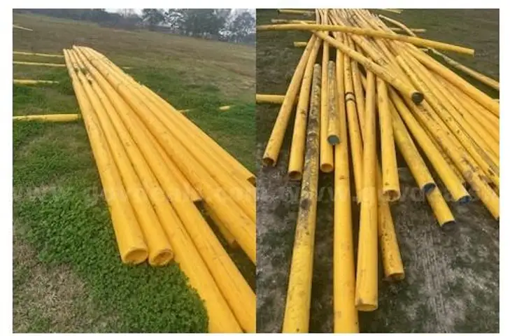 Poly Pipe, 4 " & 6"  Poly pipe.