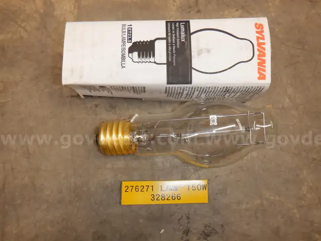 Sylvania ET23.5 150W  High Pressure Sodium (HPS) bulb  qty 48