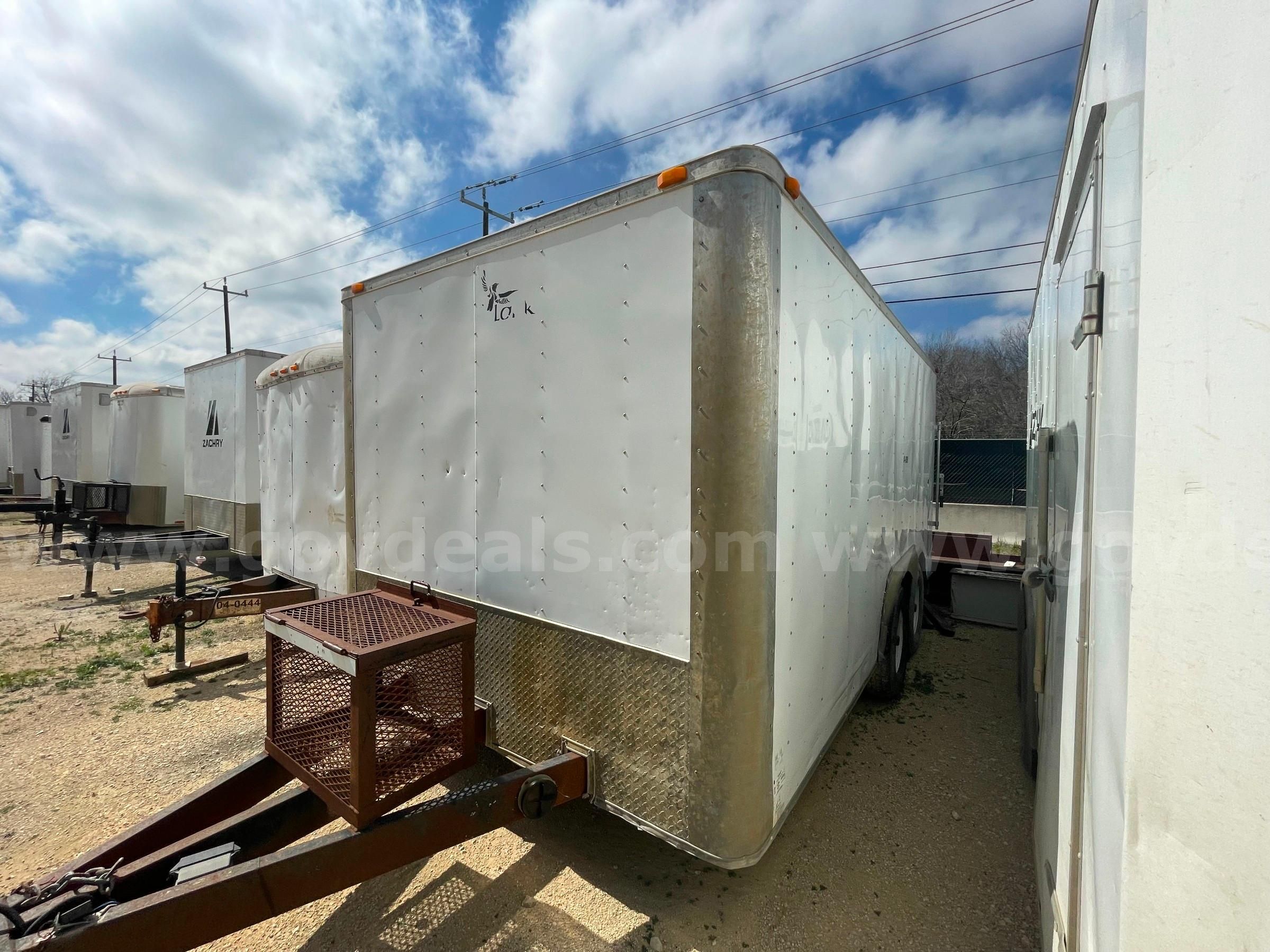 2014 Lark 16 Ft T/A Enclosed Trailer | AllSurplus