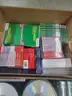 2 boxes of unused media storage