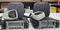 4 Motorola XTL 5000 Mobile Radios with mics and speakers