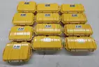 (8) Pelican Model 1030 yellow cases &#x2022;(4) Pelican Model 1020 yellow cases