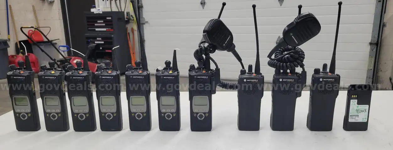 7 Motorola XTS 5000 Portable Radios, 3 XTS 1500 Portable Radios