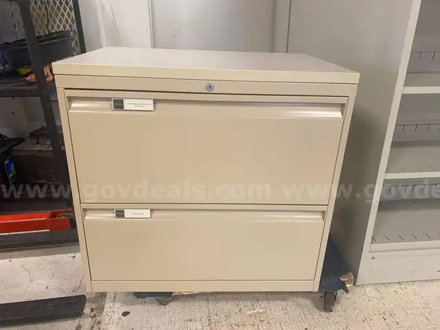 2 Drawer Metal Filing Cabinet