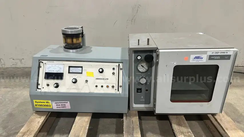 2 Piece Hummer Sputtering System w/ Vacuum Oven