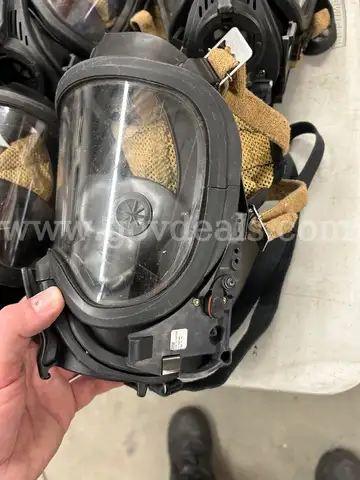 MSA Ultra Elite with comms connection attached - Lot of 4 (size medium)