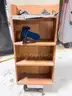 2 Rolling  bookshelves/cart