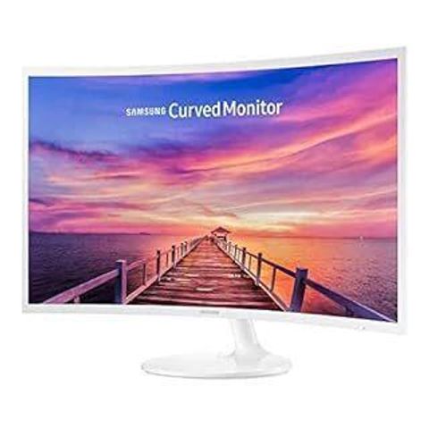 samsung 27in white super slim curved 1080p led monitor