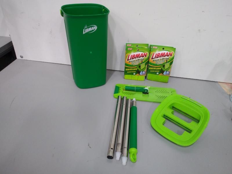 Libman Rinse'n Wring Mop And Bucket System Microfiber | AllSurplus ...