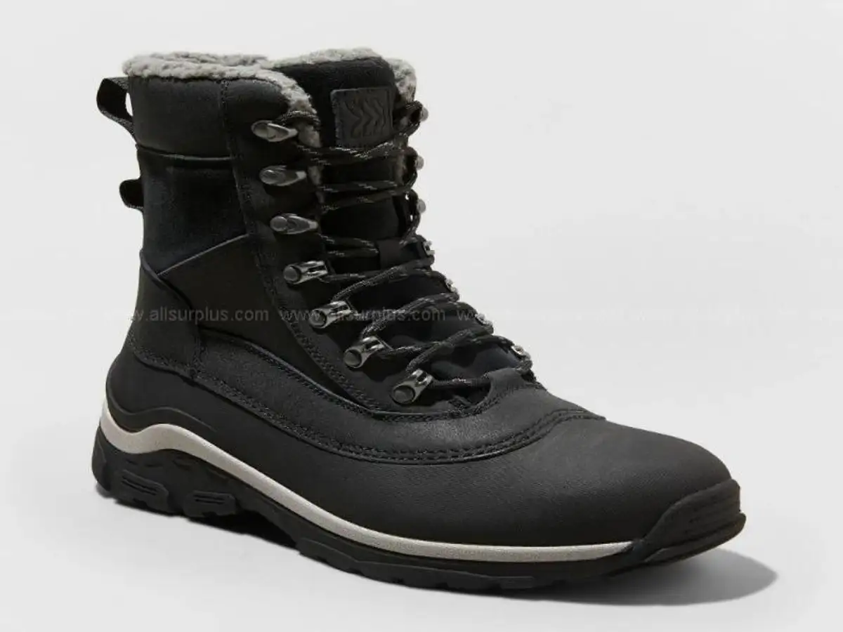 Men's Jordan Waterproof Winter Boots All in Motion Black 11 AllSurplus