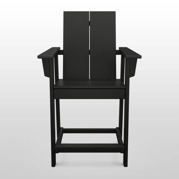 Moore POLYWOOD Patio Counter Chair Black Project 62