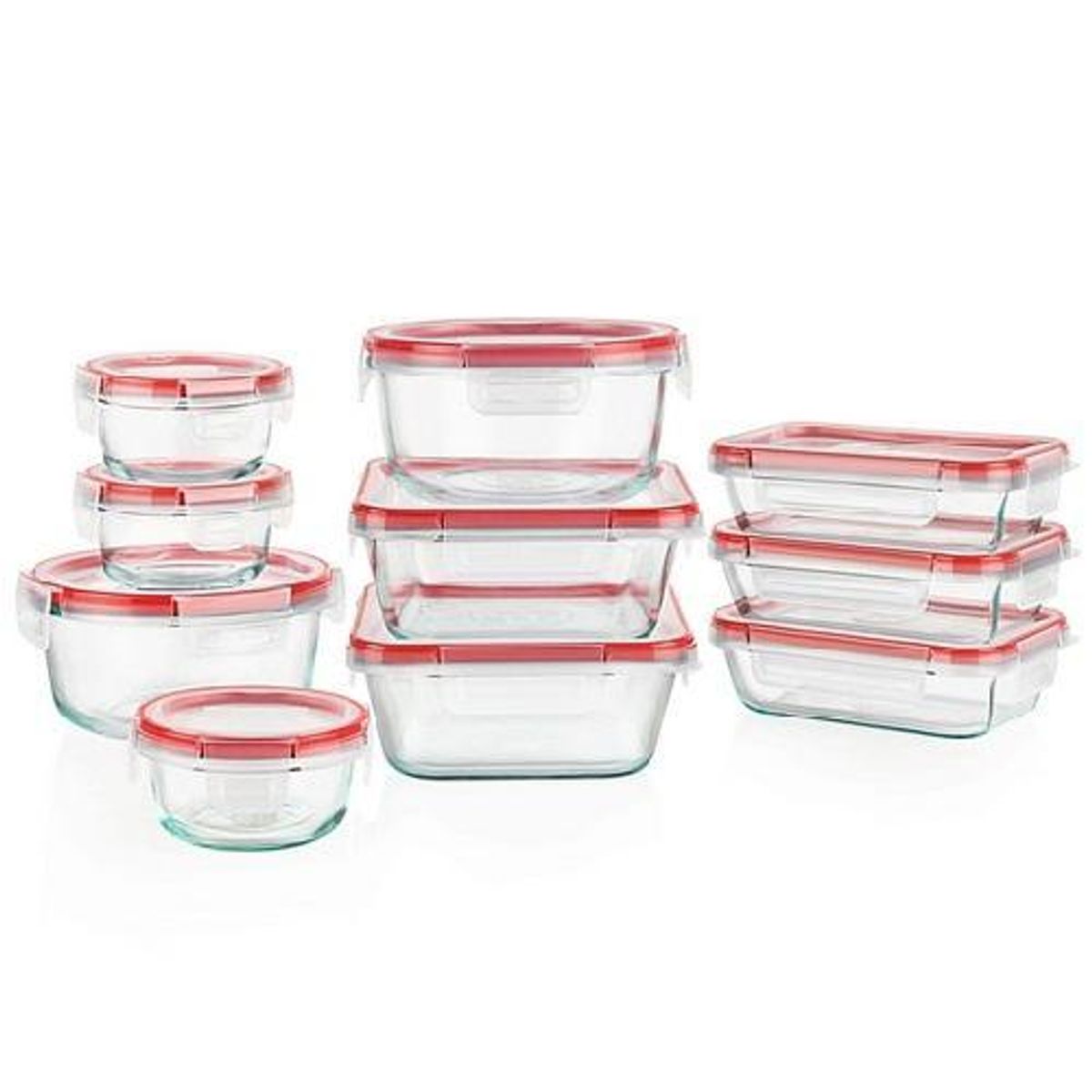 Pyrex 20pc Glass Freshlock Food Storage Set | AllSurplus | Cincinnati