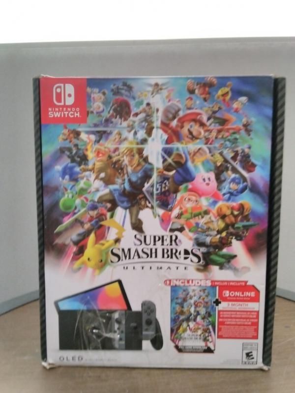 Nintendo Switch - OLED Model: Super Smash Bros Ultimate Bundle ...