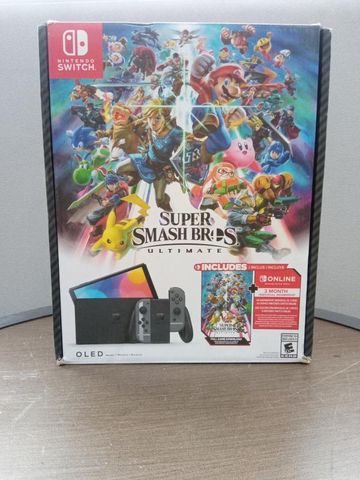 Nintendo Switch - OLED Model: Super Smash Bros Ultimate Bundle ...