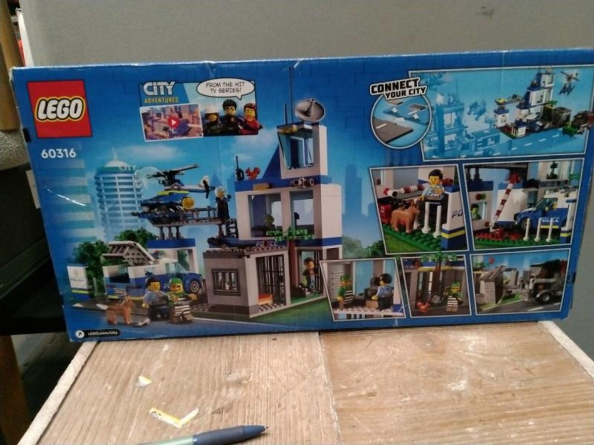 LEGO City Police Station Truck Toy & Helicopter Set | AllSurplus ...